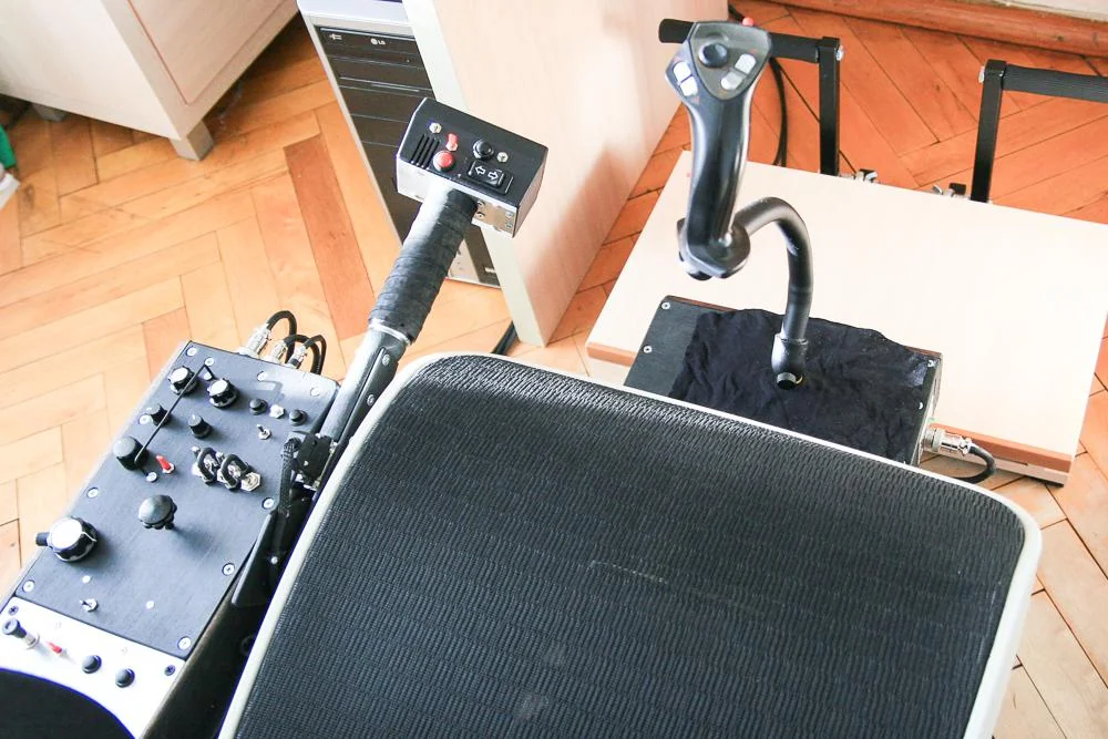 Setup-hélicoptère-HOTAS-pédales