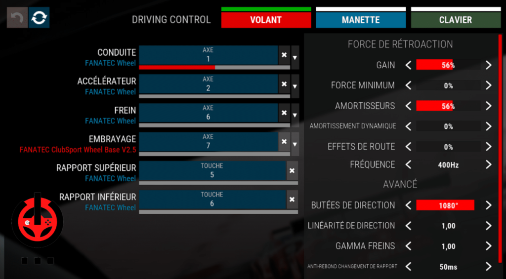 setup-asseto-corsa-evo-volant
